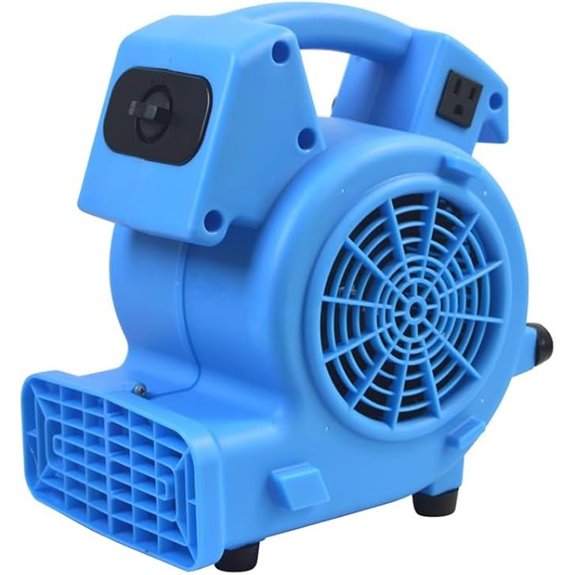 WWD00 1/8 HP 600 CFM Carpet Dryer Fan