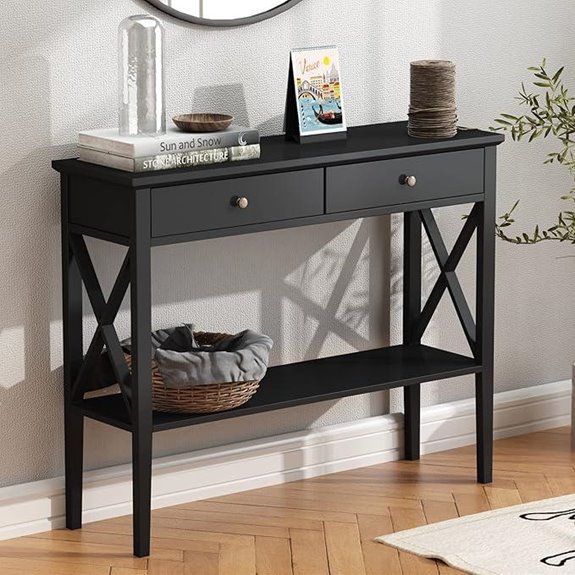 ChooChoo Console Table with Drawers and Storage