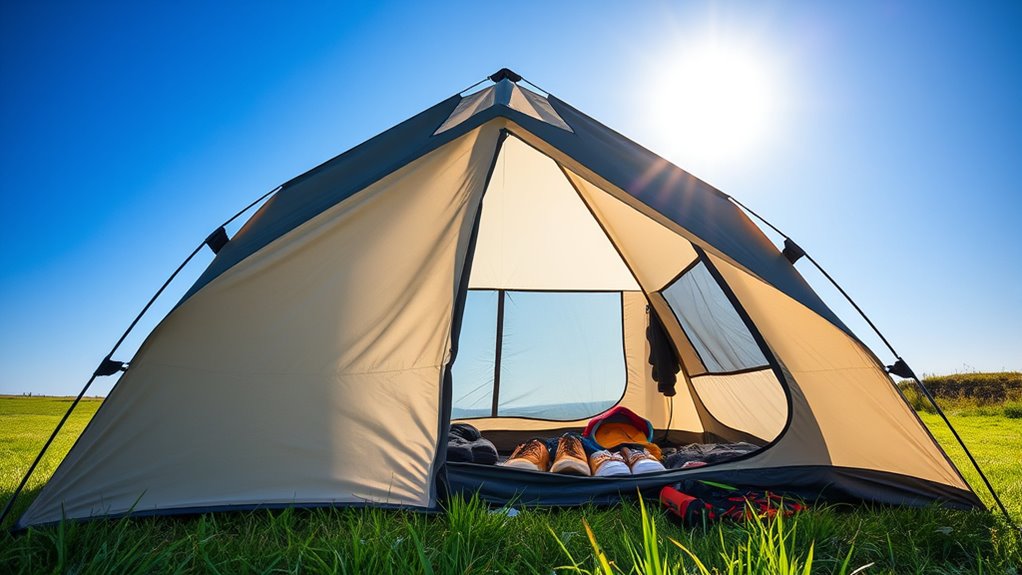 choose tent size wisely