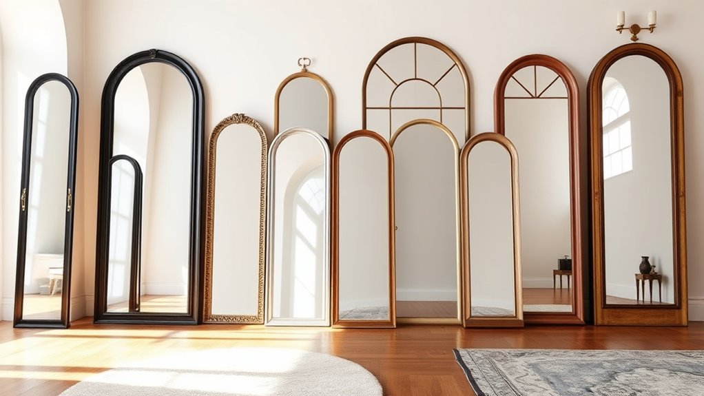 choosing the right arched mirror