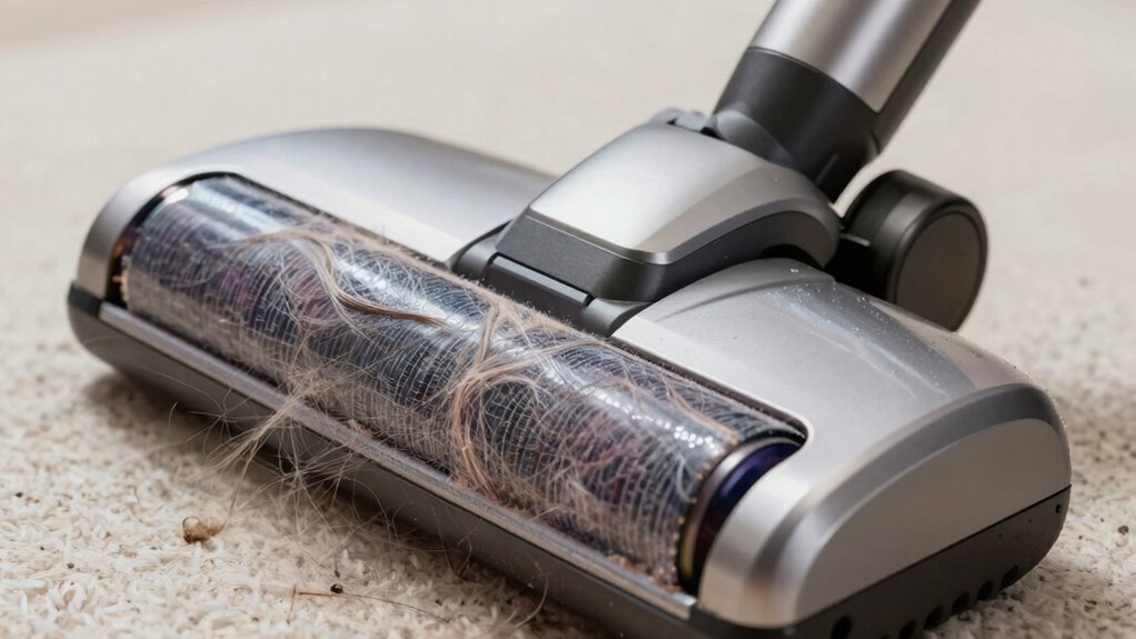 clean brush roll regularly