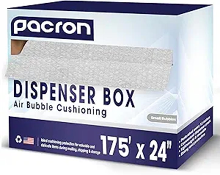 Bubble Wrap Roll Dispenser 175ft x 24in Clear