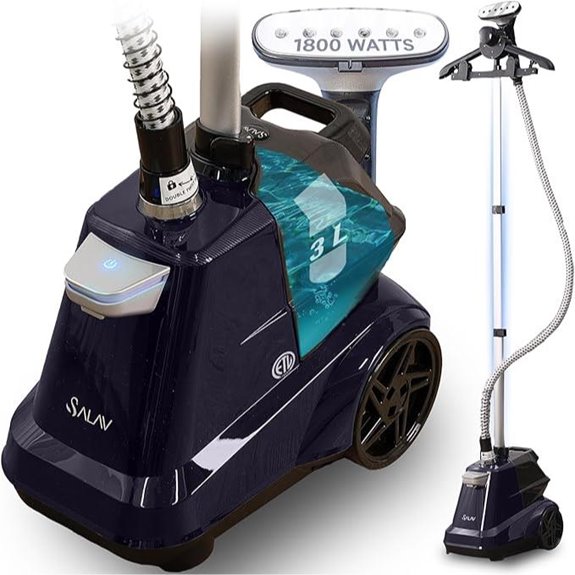 Salav Heavy Duty Commercial Garment Steamer with Water Tank