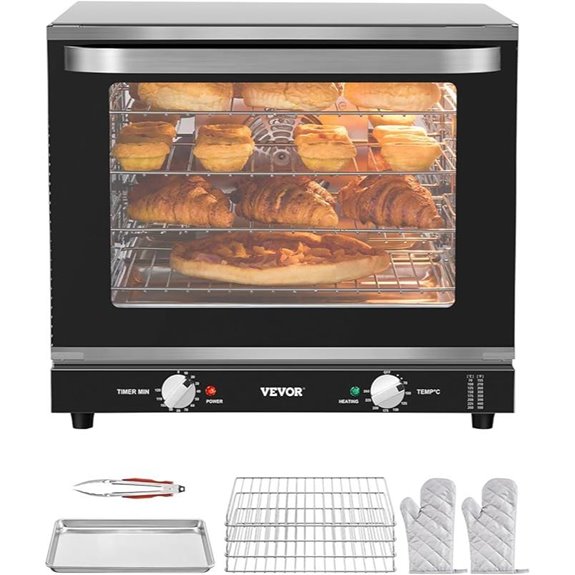 VEVOR Commercial Countertop Oven with Glass Door
