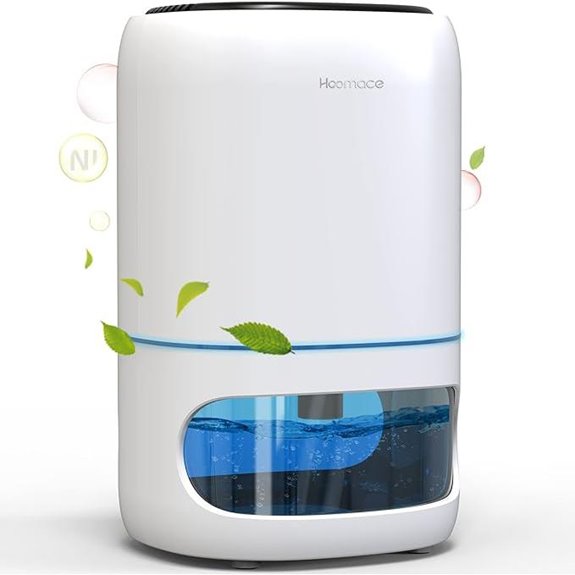 Small Dehumidifier with Air Purifier and LED Lights