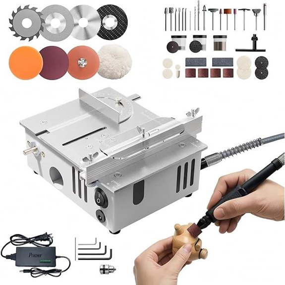 Mini Portable Multifunctional Table Saw for Crafts