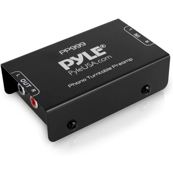 Pyle Mini Phono Turntable Preamp with RCA Inputs