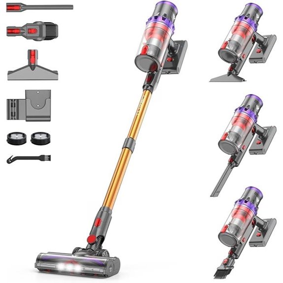 Coovy SU7 Cordless Vacuum Cleaner (580W 80Min)