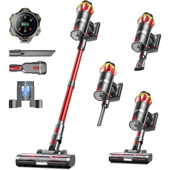 Cordless Vacuum Cleaner 650W Self-Standing OLED Touch