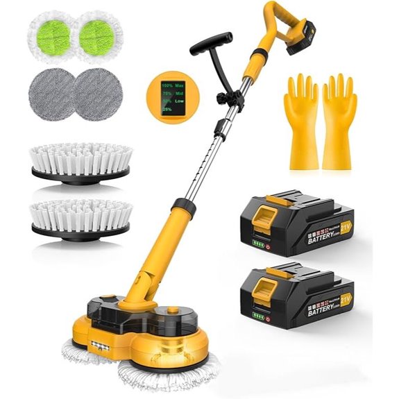 Qimedo 6000mAh Cordless Electric Mop with LED