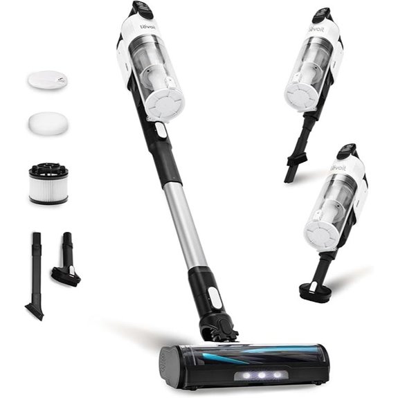 LEVOIT Cordless Stick Vacuum Tangle-Resistant 50 Minutes