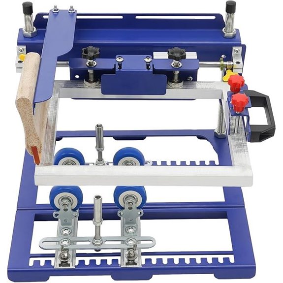 Manual Curved Screen Printing Machine with Brackets