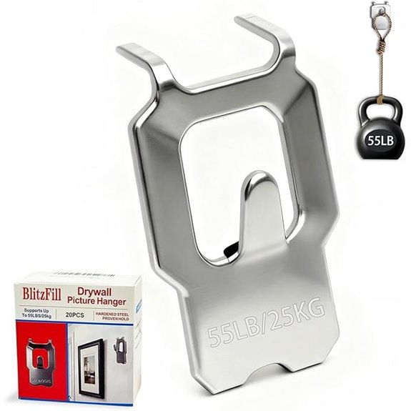 Claw Drywall Picture Hangers 20-Pack No Damage