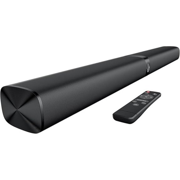Detachable 80W Bluetooth Soundbar for TV and Gaming