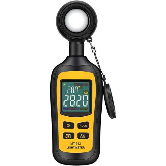 Digital Light & Temperature Meter with LCD Screen