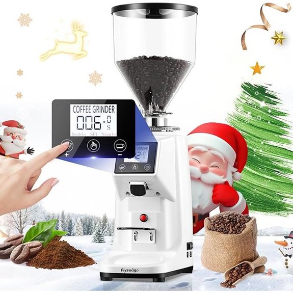 Commercial Coffee Grinder with Digital Timer