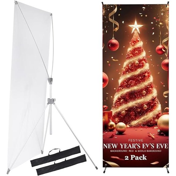 Yose X Banner Stand (2 Pack) for Posters