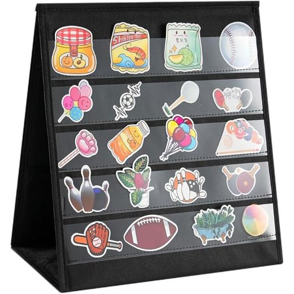 UCEC Foldable Double-Sided Sticker Display Stand