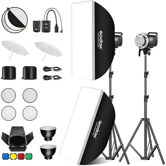 Godox MS300V 2-Pack Studio Strobe Flash Kit