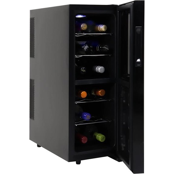 Koolatron 12 Bottle Wine Fridge with Dual Zones