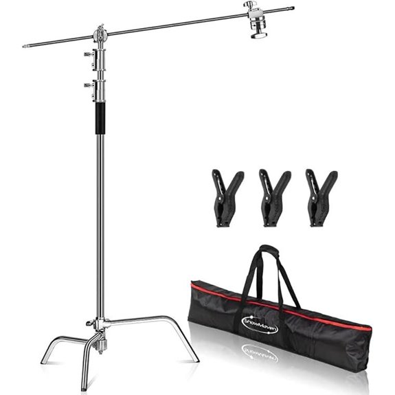 Heavy Duty 10ft C Stand with Boom Arm