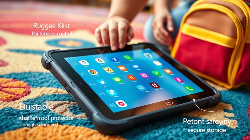 durable impact resistant kid tablet