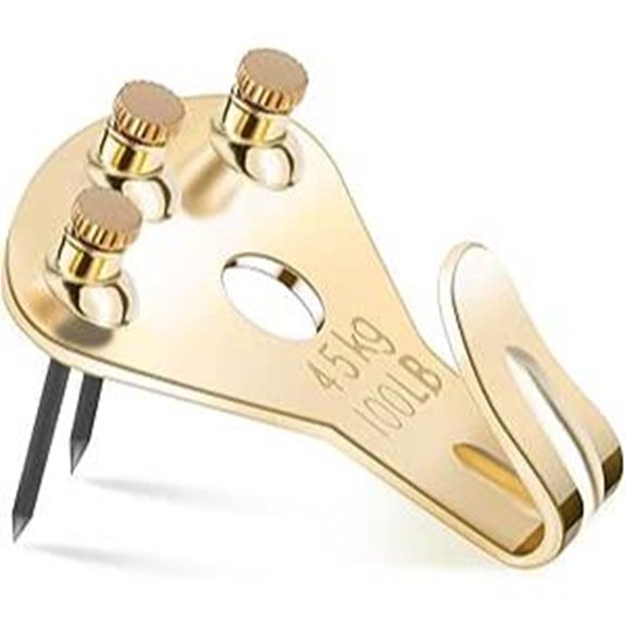 Heavy Duty Picture Hangers with Nails (10 Pack)