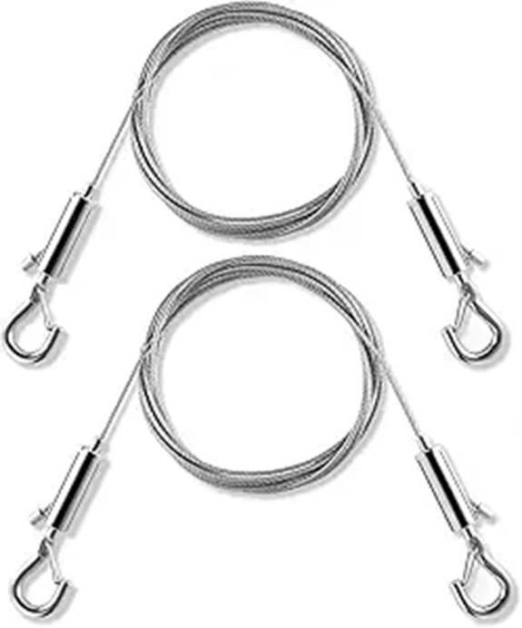 Heavy Duty Stainless Steel Picture Hanging Wire (2 Pack)