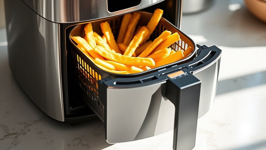 easy to clean air fryer features