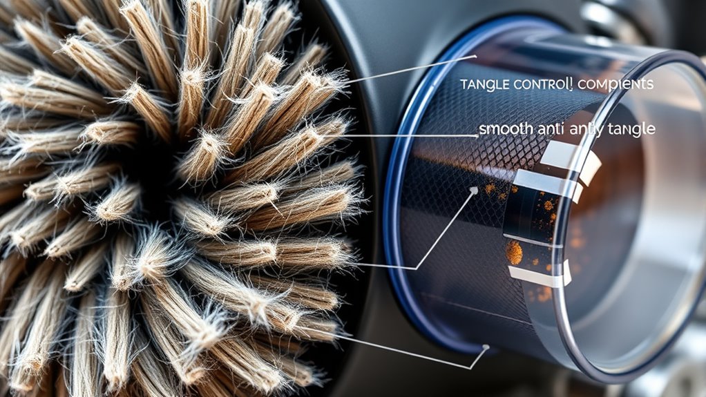 effective brush roll and filtration