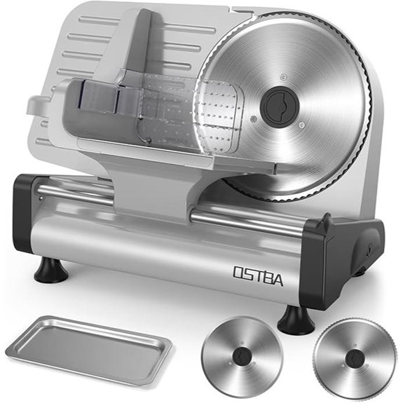 OSTBA Electric Meat Slicer with Adjustable Thickness