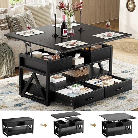 40 Lift Top Coffee Table with Storage