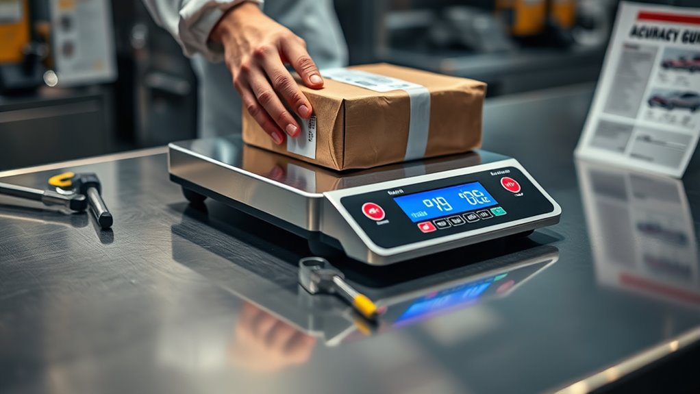 ensure accurate shipping weights