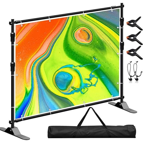 Adjustable Telescopic Photo Backdrop Stand Kit