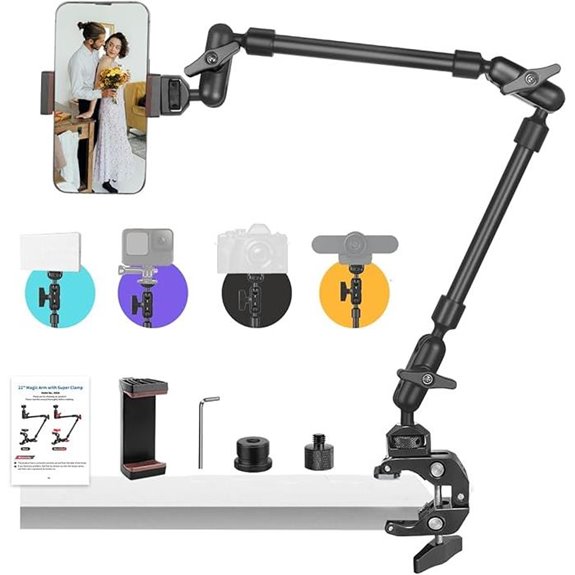 22 Articulating Phone & Camera Mount Arm