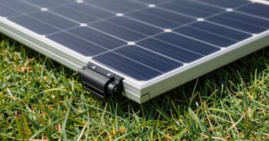 foldable solar panel connector