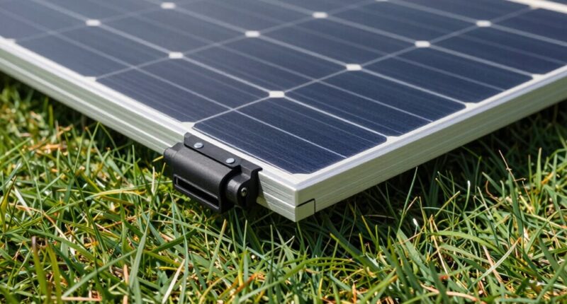 foldable solar panel connector