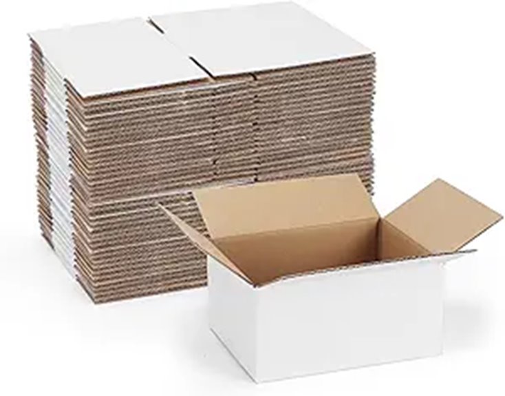 40 Pack Small Corrugated Shipping Boxes