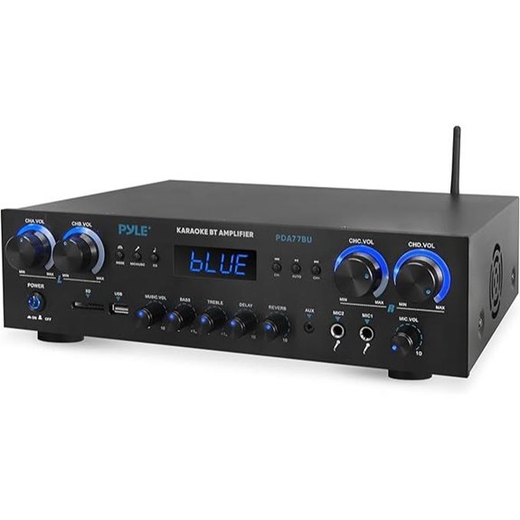 Pyle 4-Channel 800W Bluetooth Stereo Receiver