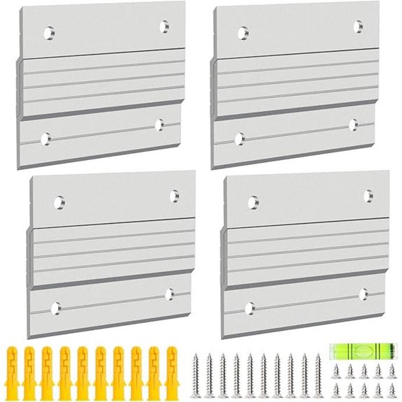 Luxiv Metal French Cleat Picture Hangers (4 Pairs)