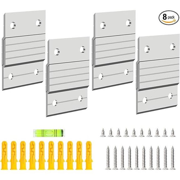 Luxiv 4 Pairs French Cleat Picture Hangers