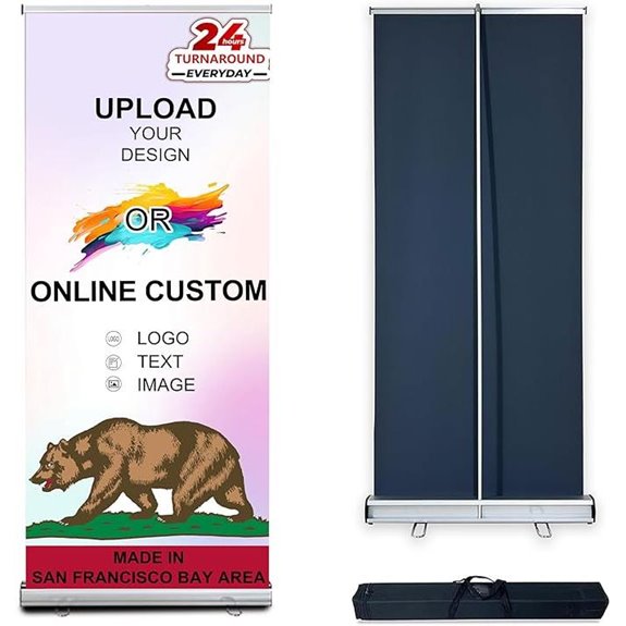 Just 4 Signs Custom Retractable Banner Stand