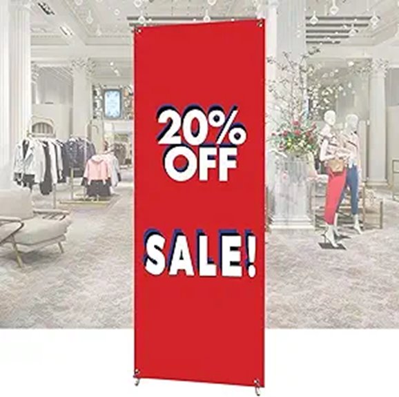 4U MediaX Banner Stand Display 24x72 (4 Units)