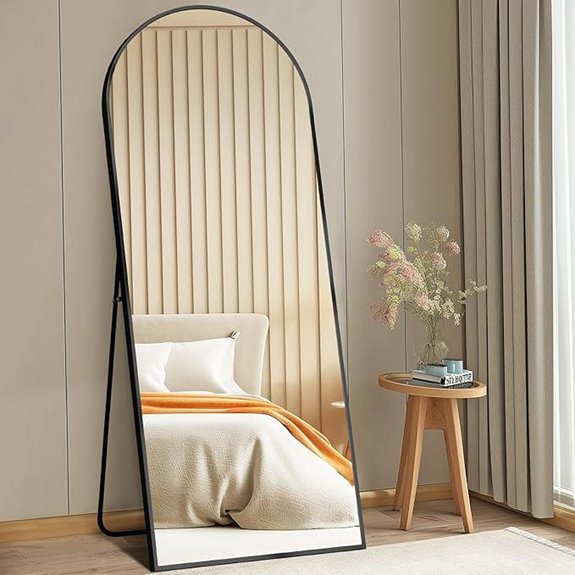 DUMOS 63 Arched Full Length Mirror with Stand