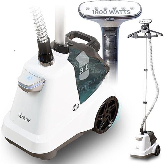 SALAV Commercial Full-Size Garment Steamer with Tank