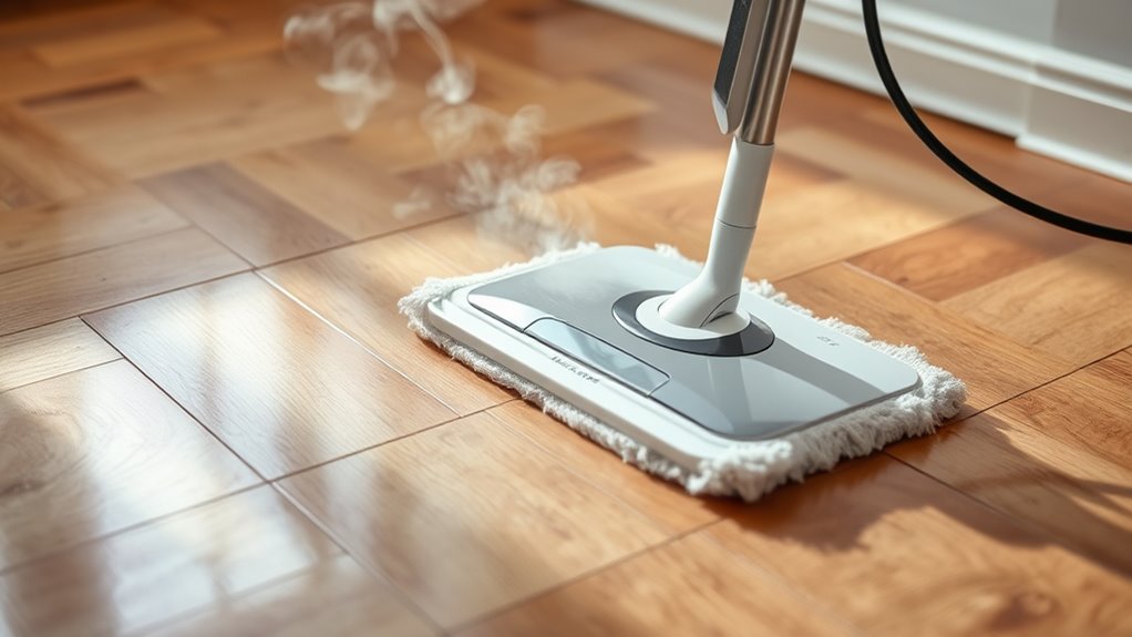 gentle cleaning preserves floor integrity