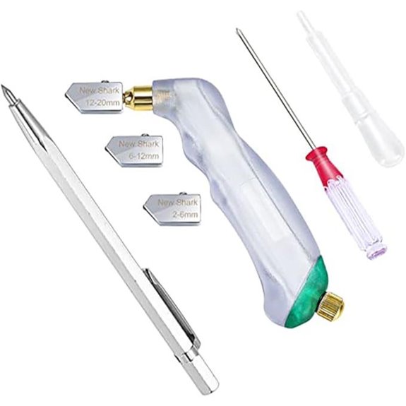 NewShark Glass Cutter Pistol Grip with Oil Reservoir