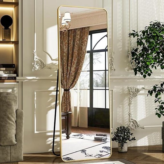 HARRITPURE 56 Full-Length Gold Mirror