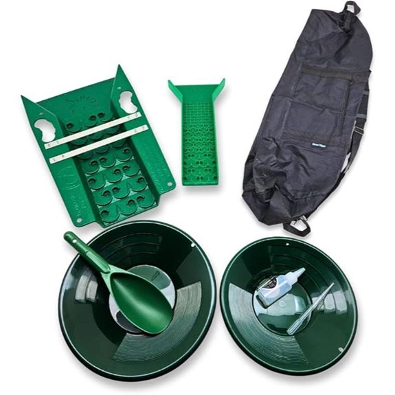 Dream Mat 9-Piece Gold Prospecting Kit with Sluice Boxes