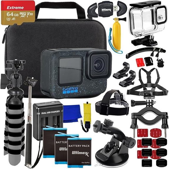 GoPro HERO12 Bundle with Accessories and Storage